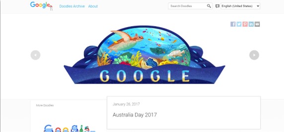 The Great Barrier Reef Google Doodle games