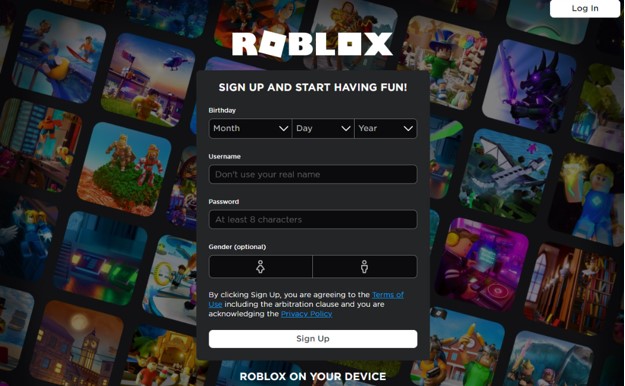 Create Roblox Account