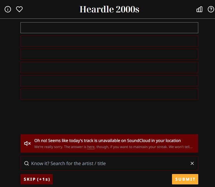 What Is Heardle 2000s
