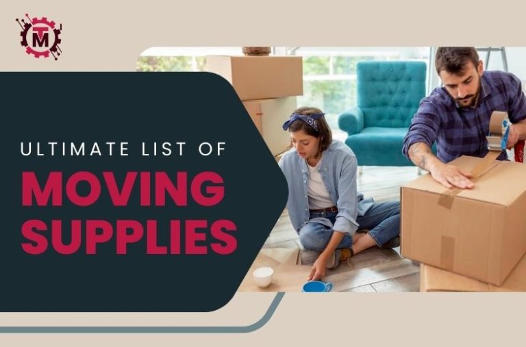 List of Moving Supplies