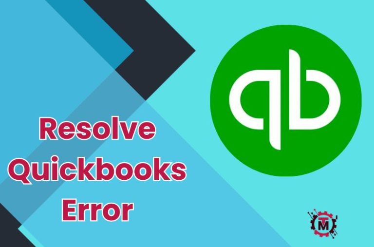 Resolve Quickbooks Error