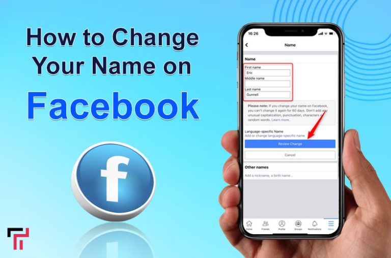 How to Change Your Name on Facebook 