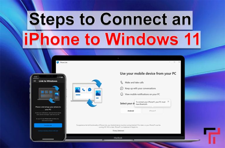 Steps to Connect an iPhone to Windows 11