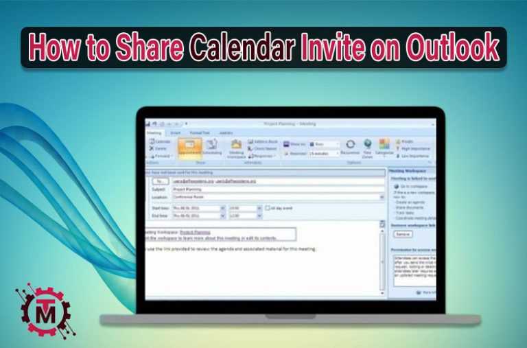 How to Share Calendar Invite on Outlook